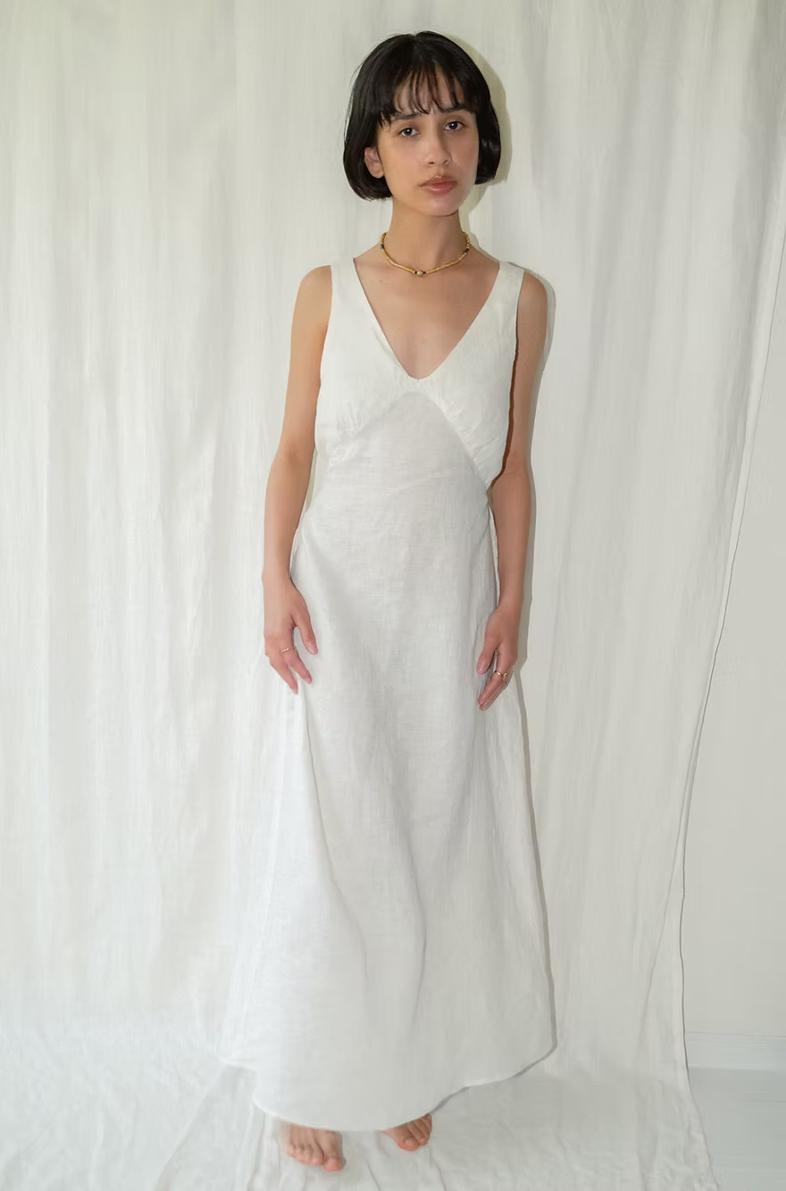 Linen Dress - Natural