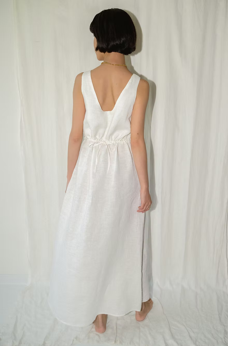 Linen Dress - Natural