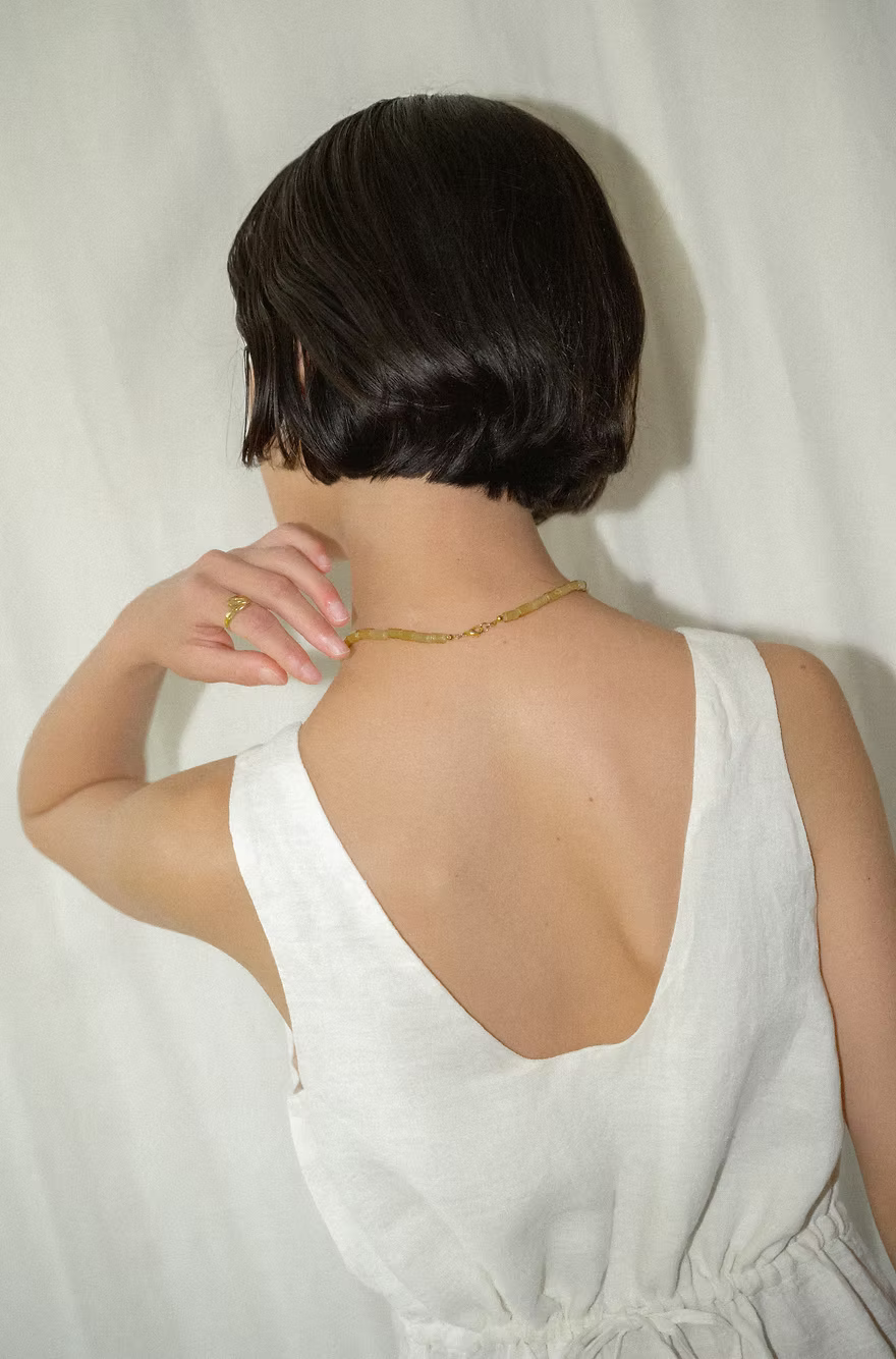 Linen Dress - Natural