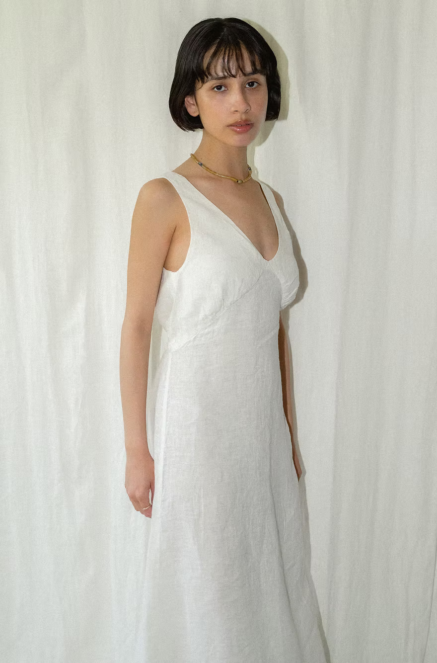 Linen Dress - Natural
