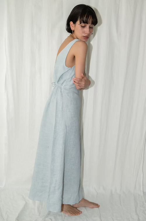 Linen Dress - Natural emmiearth Linen Dress - Natural emmiearth