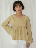 Peplum Blouse - Olive