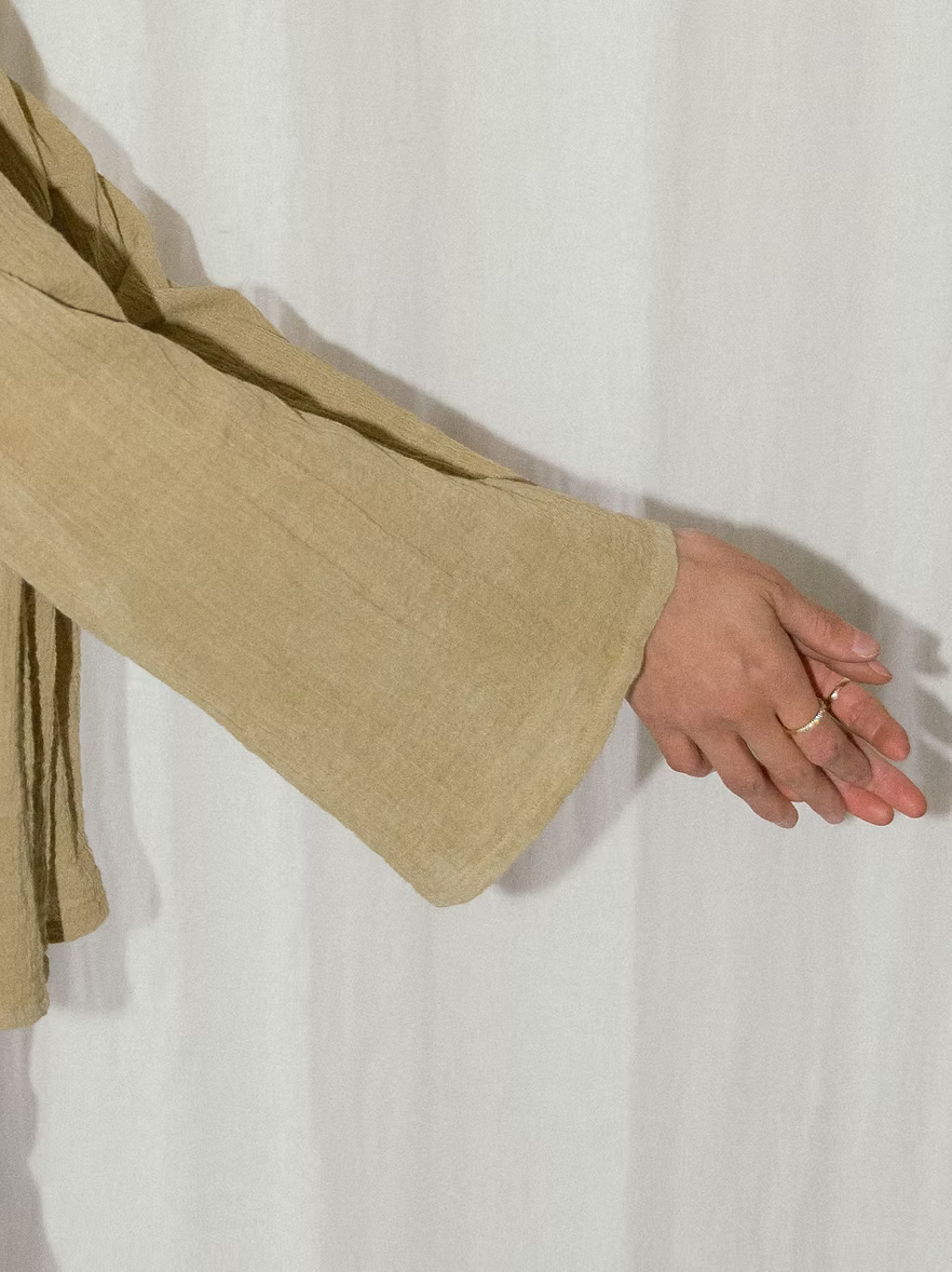 Peplum Blouse - Olive