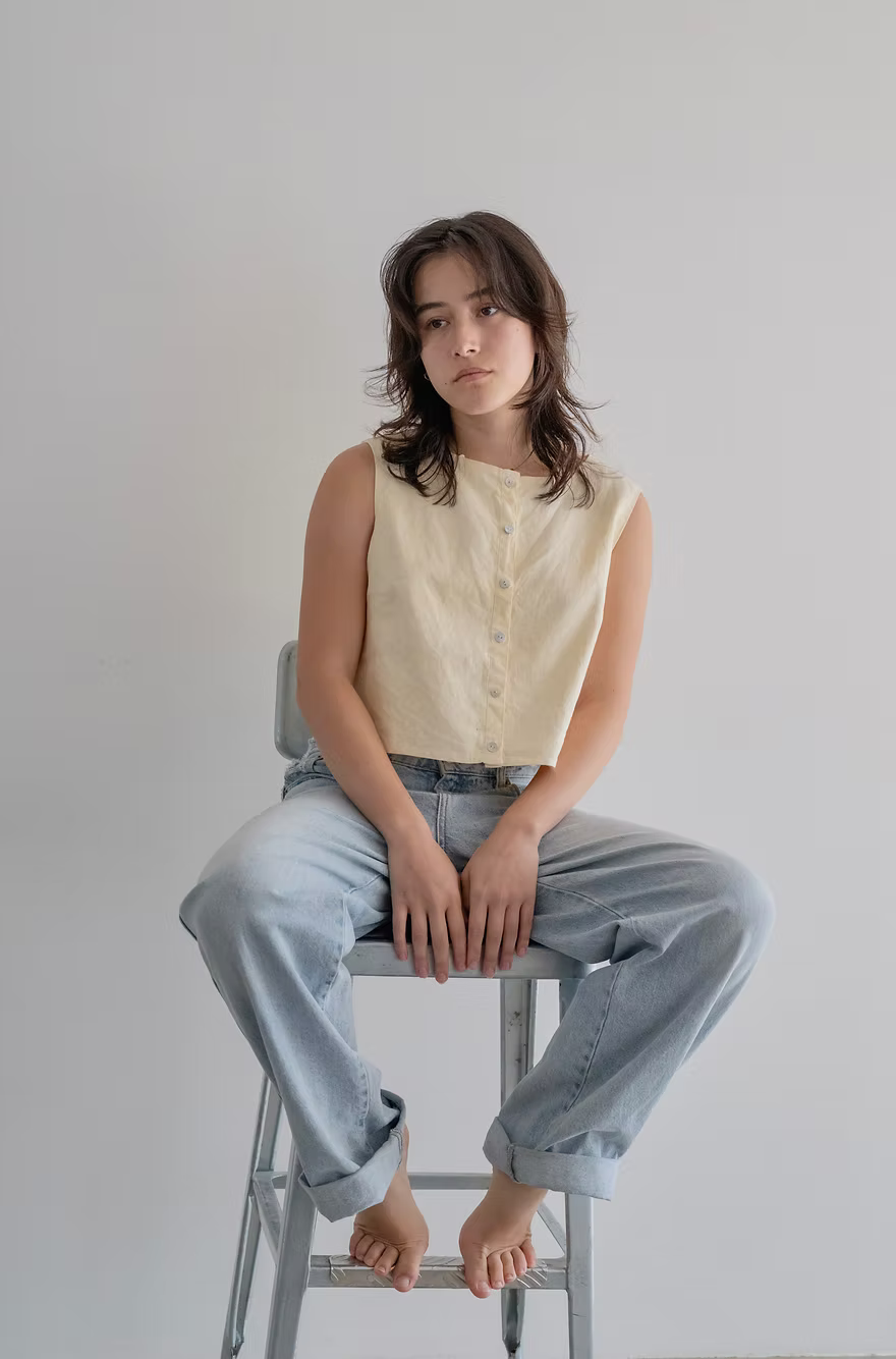 Sleeveless Blouse - Sunshine