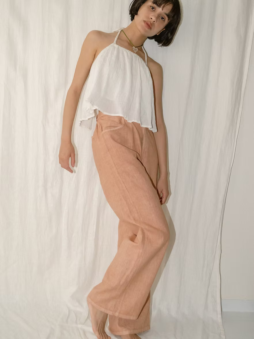 Wide Leg Pants - Kohaku